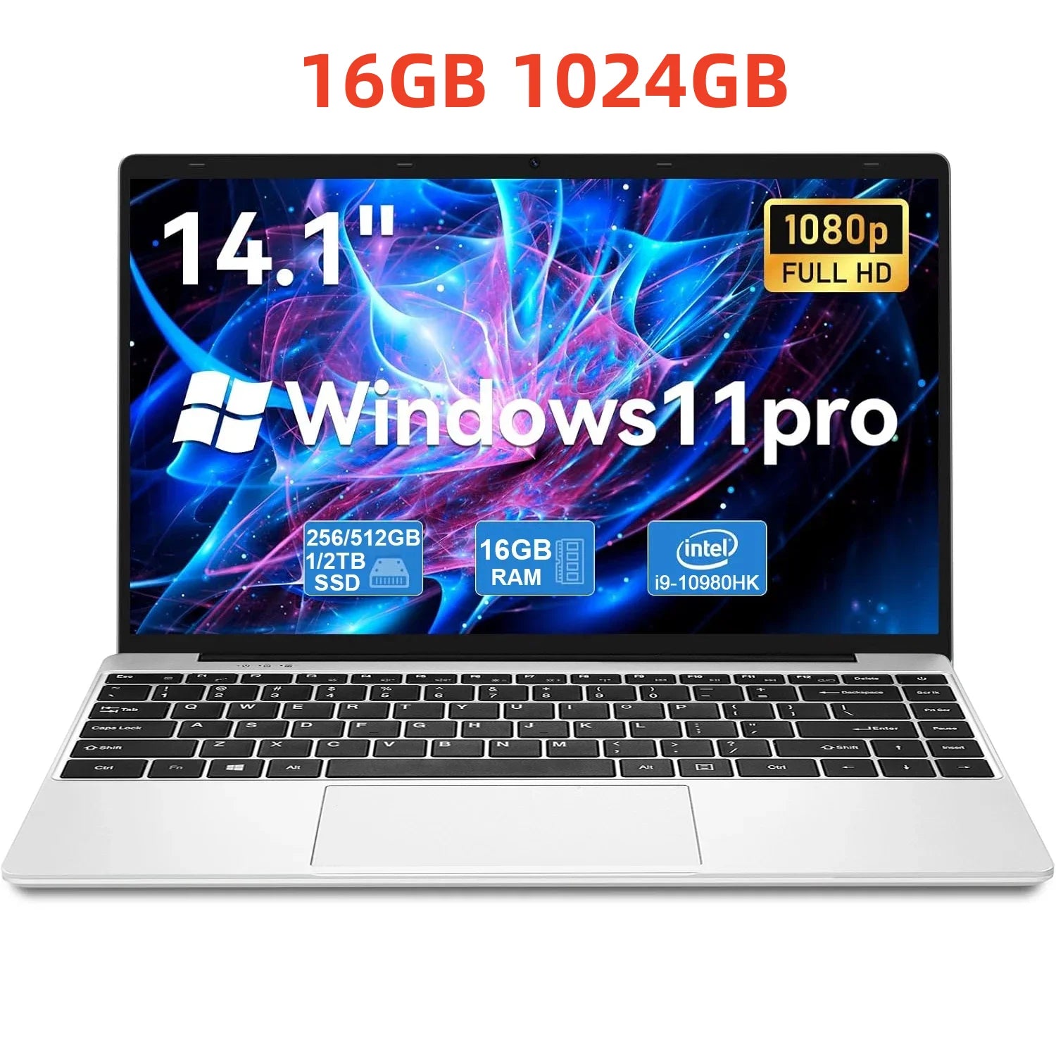 new 14.1" Intel 6500Y laptop 32GB RAM 1TB/2TB SSD 1920x1080 Portable laptops Windows 11 Pro Office Gaming Notebook computer 2026
