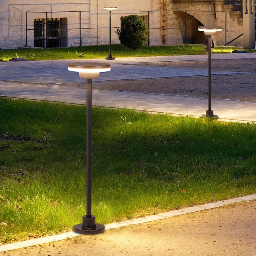 60/80CM Outdoor Pathway Bollard Lighting Waterproof Courtyard Garden Lawn Lamps LED Villa Landscape Fence Path Post Light