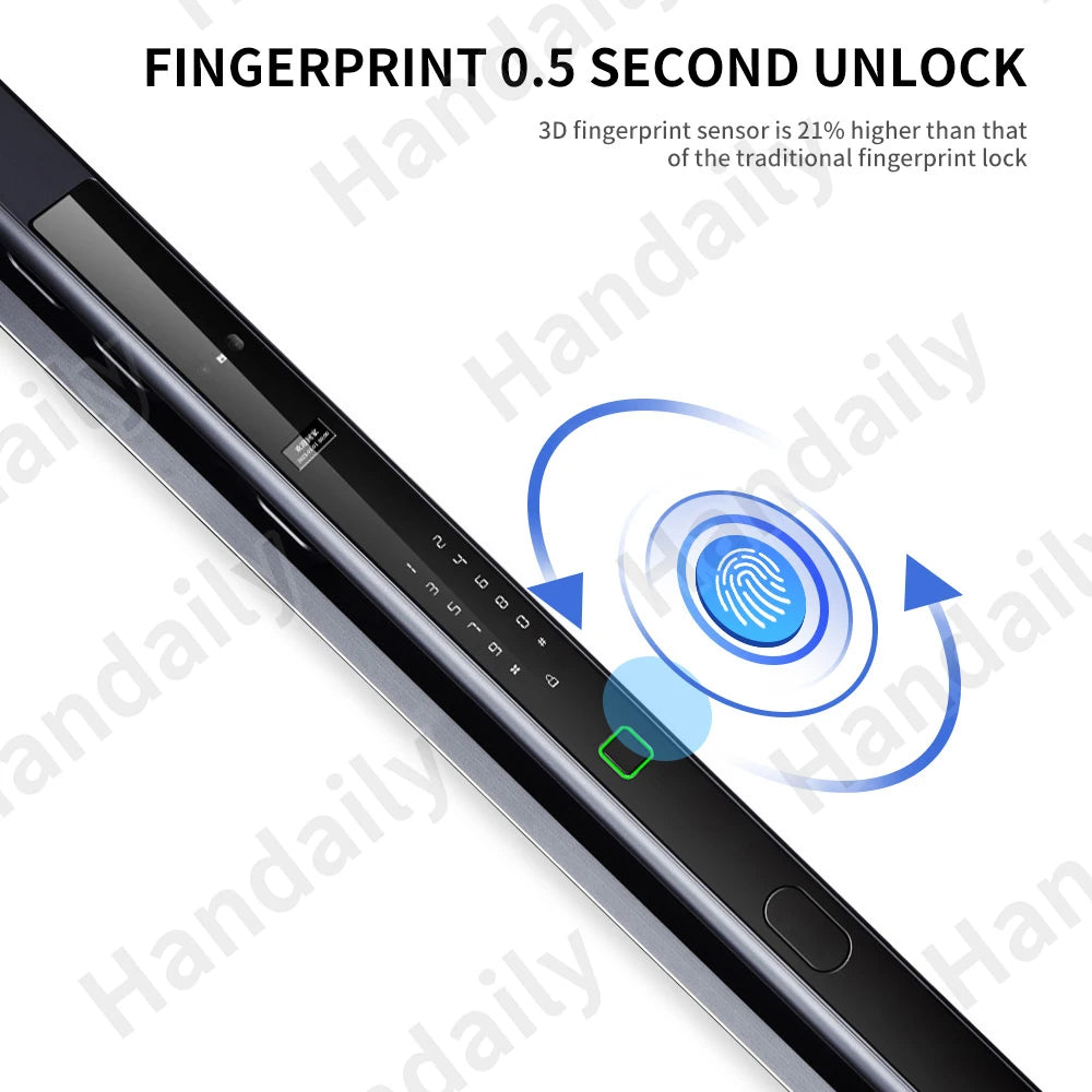 IP 67 Waterproof Smart Door Lock Palm Biometric Tuya WIFI 3D Face Recognition Cerradura Intelligent Video Rfid Digital Lock