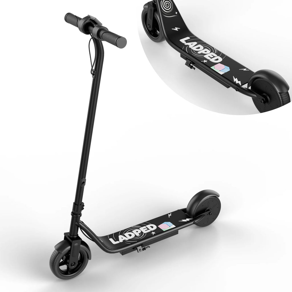 Electric Scooter for Kids - 3/6/9MPH Three Speed Modes & 10Mile Max Range, 250W Motor, 6.5" Solid Tires Commuter E-Scooter