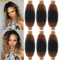 1-8 Packs Afro Twist Hair#4 30 350 12 16 inch Springy Marley Twist Braiding Hair Pre-Separated Kinkys Bulk Hair for Locs Crochet