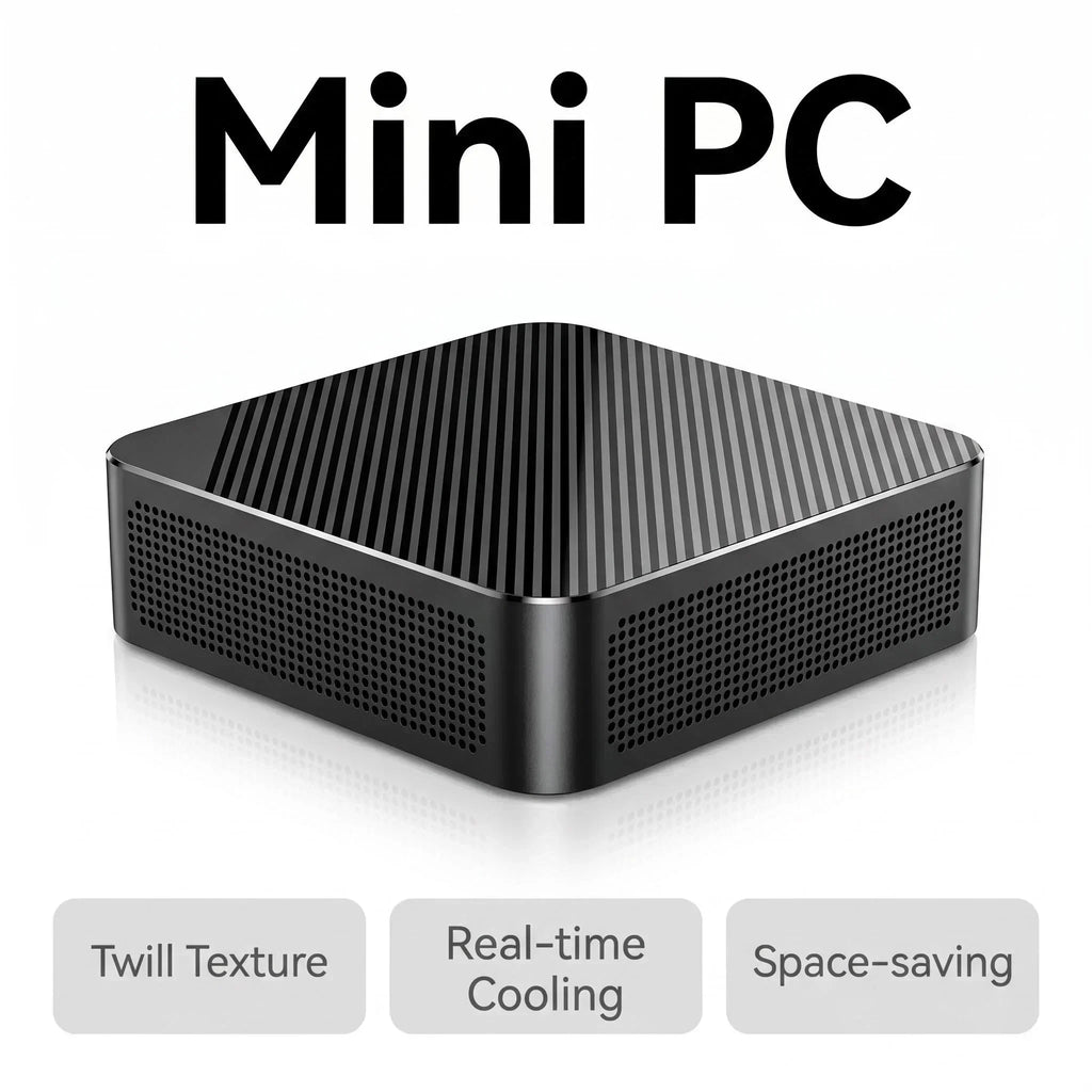 Intel i9 8950HK Mini Desktop Computer 16GB DDR4 512GB NVMe SSD Triple 4K WiFi6 BT5.2 Silent Cooling Portable Home Office Max