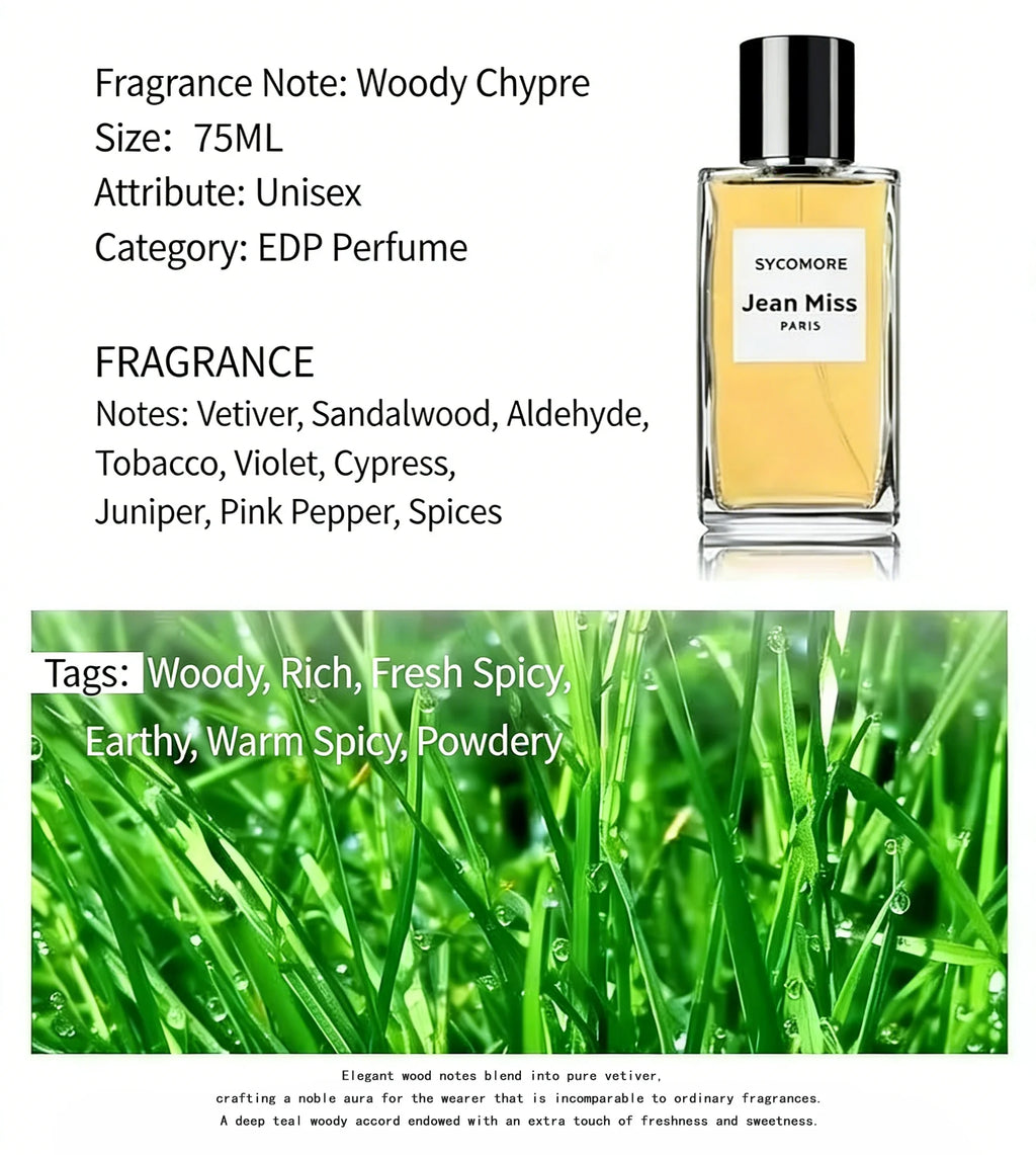 75ml Woody Floral Eau De Parfum, Long-Lasting Fragrance, Unisex, Premium Quality, Embark on Your Journey of Freedom