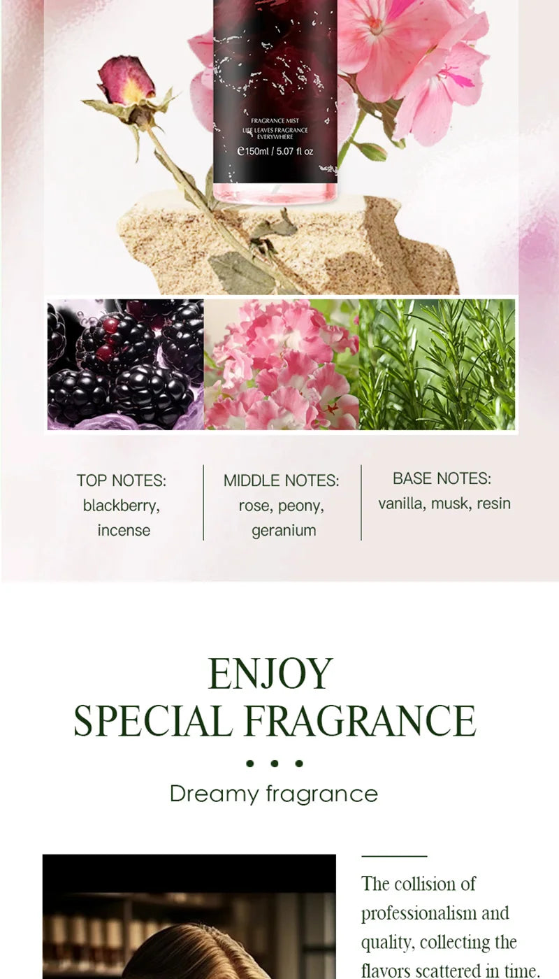 Vanilla Coconut Unisex Perfume Long-lasting Fragrance Mixed Floral Fruity Eau De Toilette 150ml Dating Deodorant Fragrance Spray