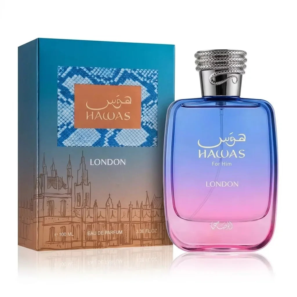 Rasasi Hawas Perfume Spray Ice Verde Thunder Lava Gold Eclat Kobra Long Lasting Eau de Parfum Scent For Men Women
