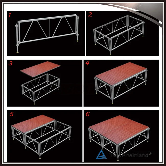 【Durable Using】Outdoor Cheap Event Aluminum Modular Portable Stage