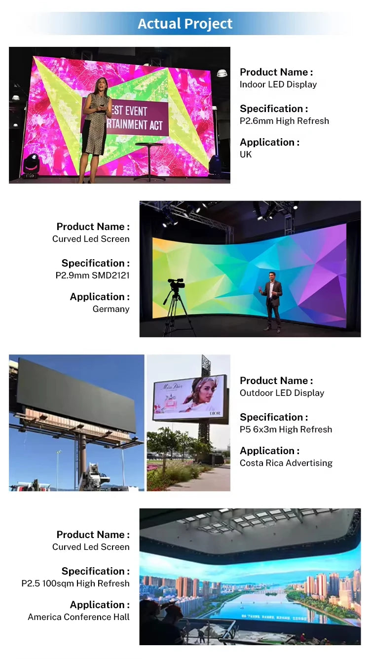 P2.6 P2.9 P3.9 Wholesale Display Screen Price HD Stage Events LED Video Wall Panel on Sale Rental Indoor Led Wall