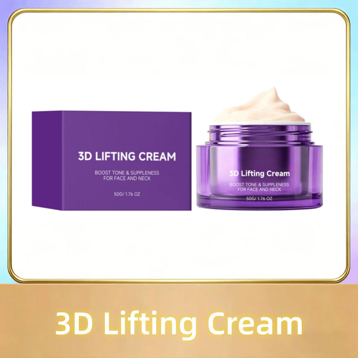 3D Lifting Cream Face Neck Anti-Aging Moisturizer Improve Wrinkles Hydrating Repair Korean Facial Treatment Probiotic Face Cream