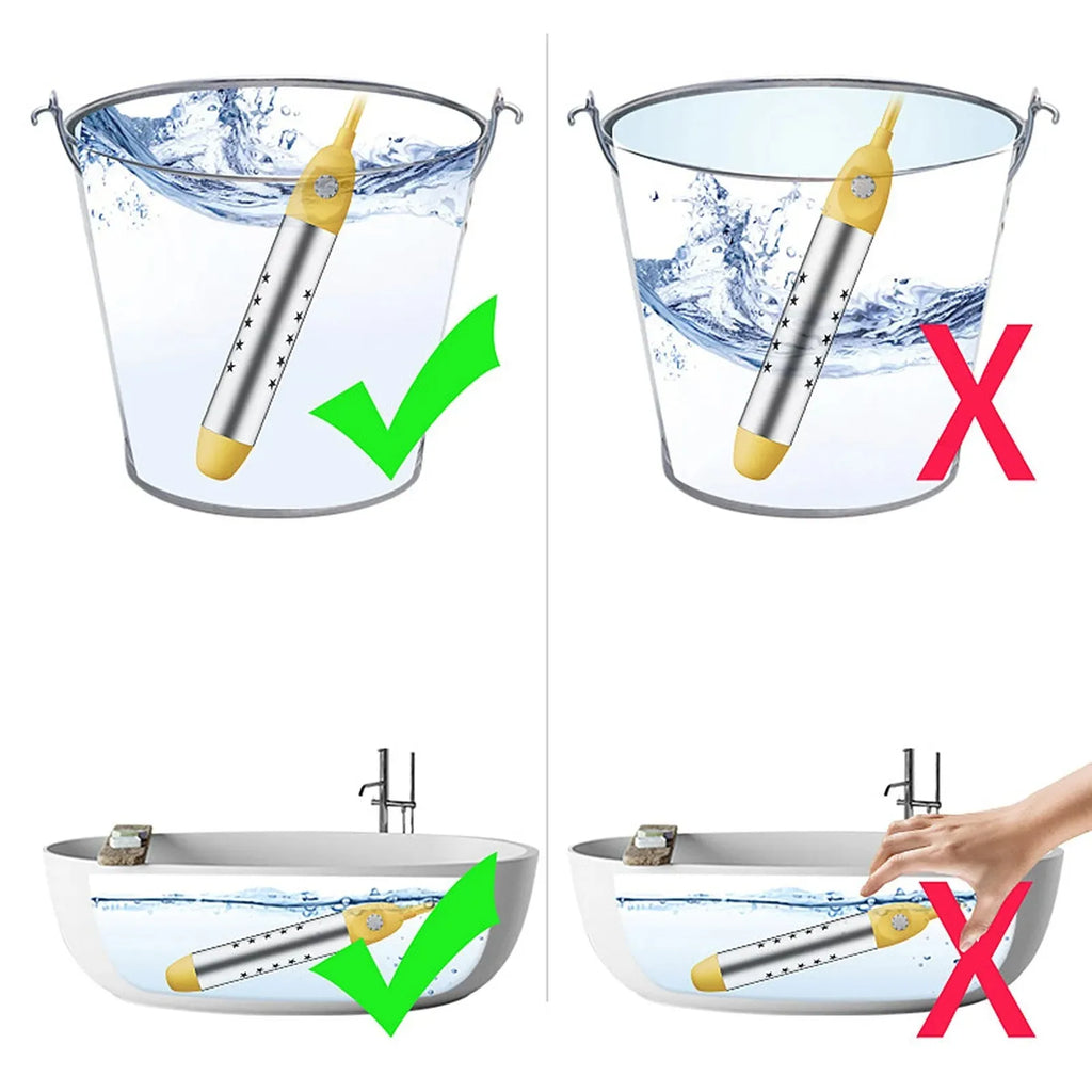 110V /220V Electric Heater Boiler Water Heating Element Portable Immersion Suspension Bathroom Swimming Pool water heater