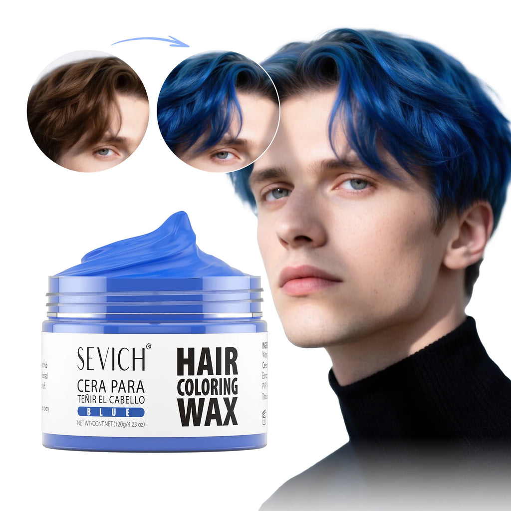 50g Disposable Hair Mud Wax 13-Color Hair Colouring Waxes Hairstyle Styling Paste for Men Women Teen Party Role Play Halloween