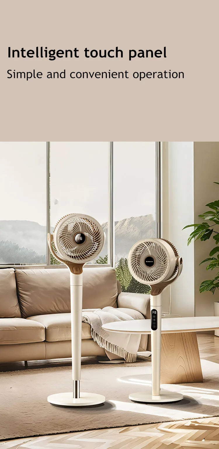 Air Circulation Fan Electric Fan Household Quiet Vertical Floor Fan Big Wind New Desktop turbo Fan Timing Remote Control