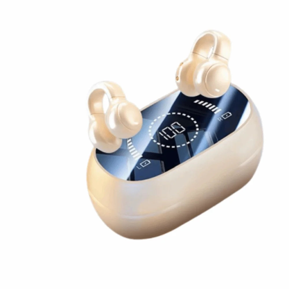 Charging Earphones Bone Conduction Headphones Clip-On Design Bluetooth5.4 Bluetooth Headset Noise Reduction Open Ear