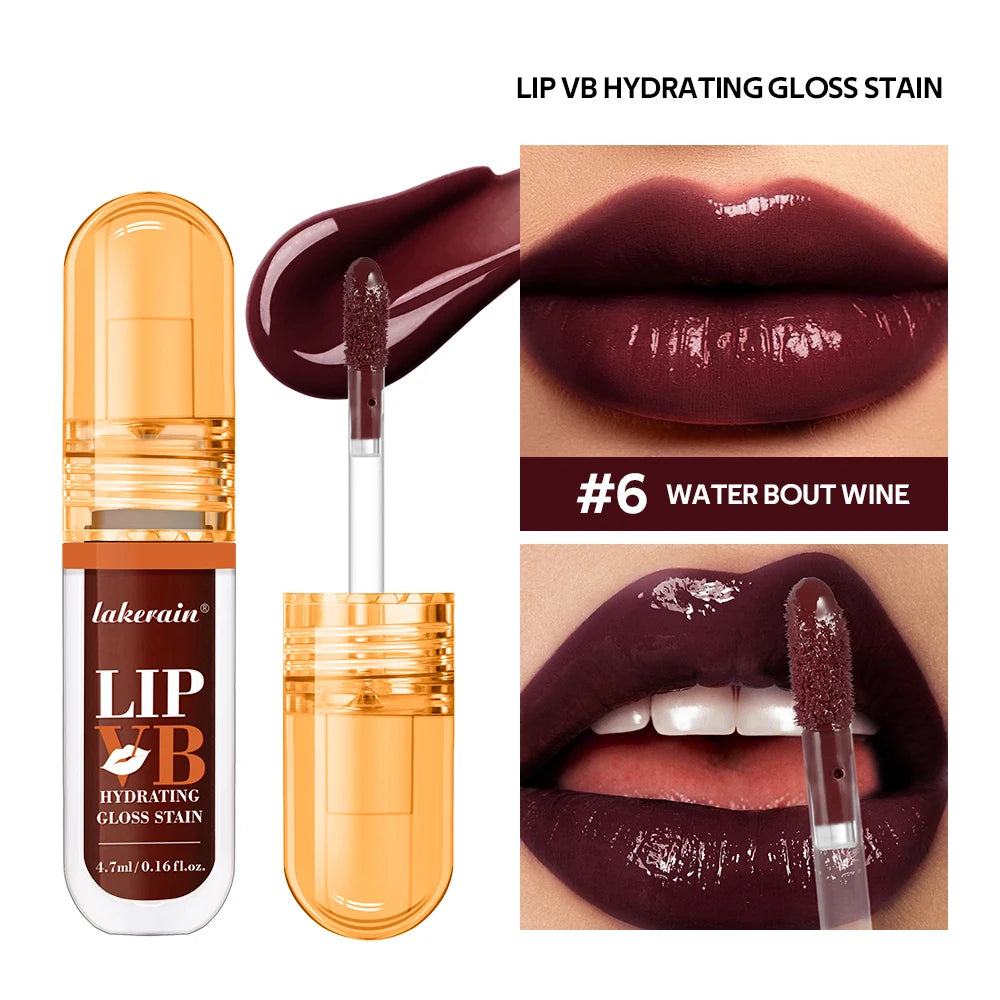Lip IV Glossy Hydrating Lip Stain Instant Shine Long Lasting Moisture Nourishes Soothes Dry Lips Suitable For All Skin Makeup
