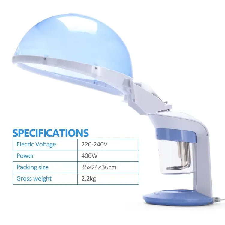 Professional 2 in 1 Hot Nano Hair Steamer Ozone Steaming Face Facial Cleaning Vaporizer Skin Care Beauty Salon Tools Nebulizer