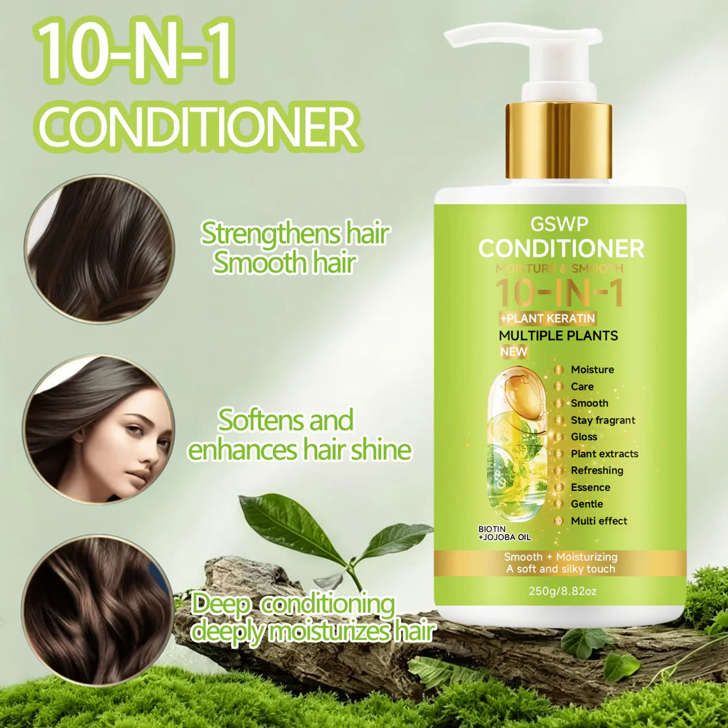 GSWP 10-in-1 Conditioner Strengthens and Protects Dry and Damaged Hair, Deeply Moisturizes and Smooths Dry.250g/500g