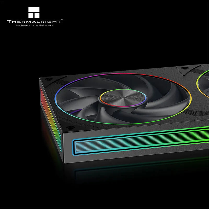 Thermalright TL-UC12/24/36 Performance Level Fan Pressure Fan ARGB Infinity Mirror Smart Speed Display 2400 RPM PWM Temperature