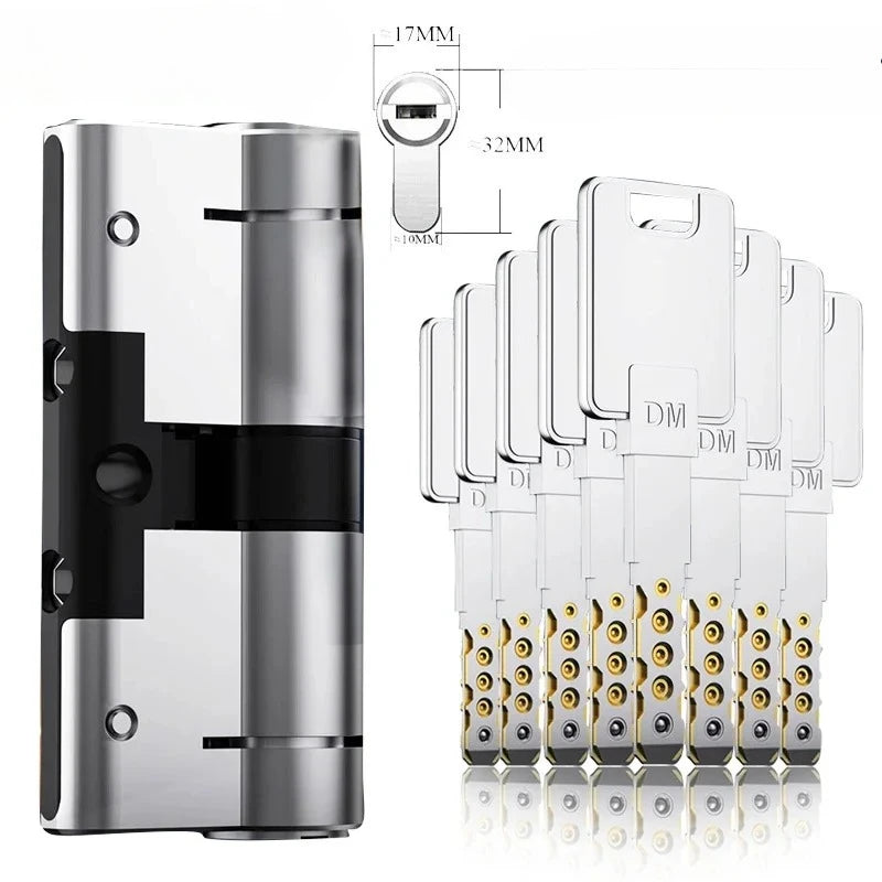 65-130MM High Quality European Standard Lock Cylinder,Super C-Level Anti-Theft Door Lock Cylinder,Household Copper Lock 8 Keys