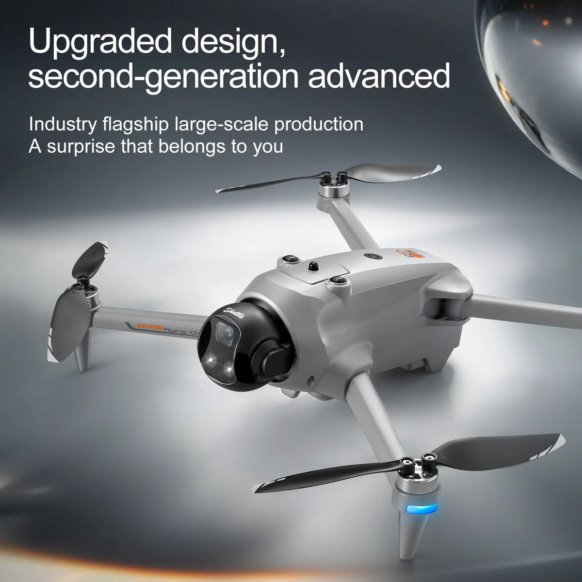 YLRC YL059 RC Drone Airdrop GPS WIFI FPV 180° ESC 4K Dual Camera Smart Follow Obstacle Avoidance Quadcopter 4.5" Screen