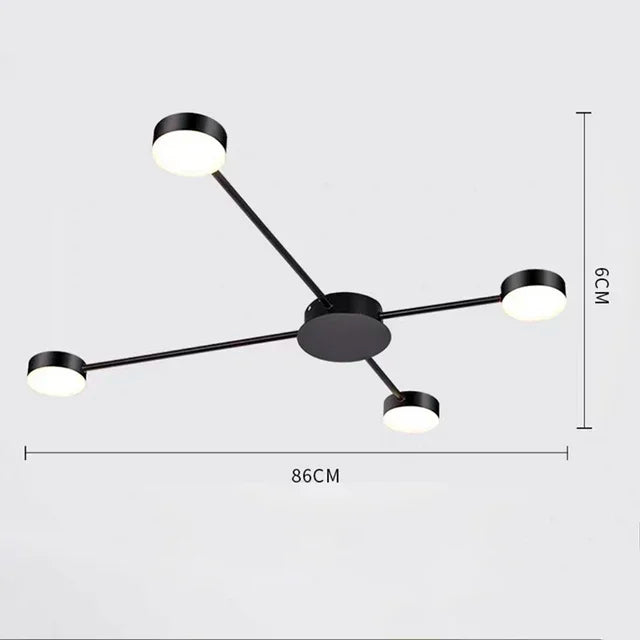 Nordic LED Ceiling Indoor Lighting Home Lamps Living Room Dining Bedroom Cloakroom Decoration Chandelier Lights Modern Wall Lamp