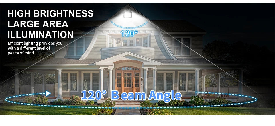 Outdoor LED Floodlights 10W 20W 30W 50W 100W 150W 200W 300W AC220V AC110V Ultra-bright Garden Garage Lighting Outdoor LED Light