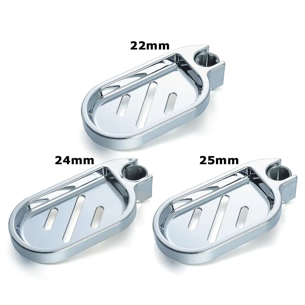 Adjustable Rail Slide Bathroom Bath Shower Soap Dishes Holder For 22 24 25 mm Home