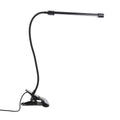 LED Clip-on Reading Light,with 3 Modes and 10 Adjustable Brightness Levels,for Bedside,Workbench,Drawing,USB Adapter Included