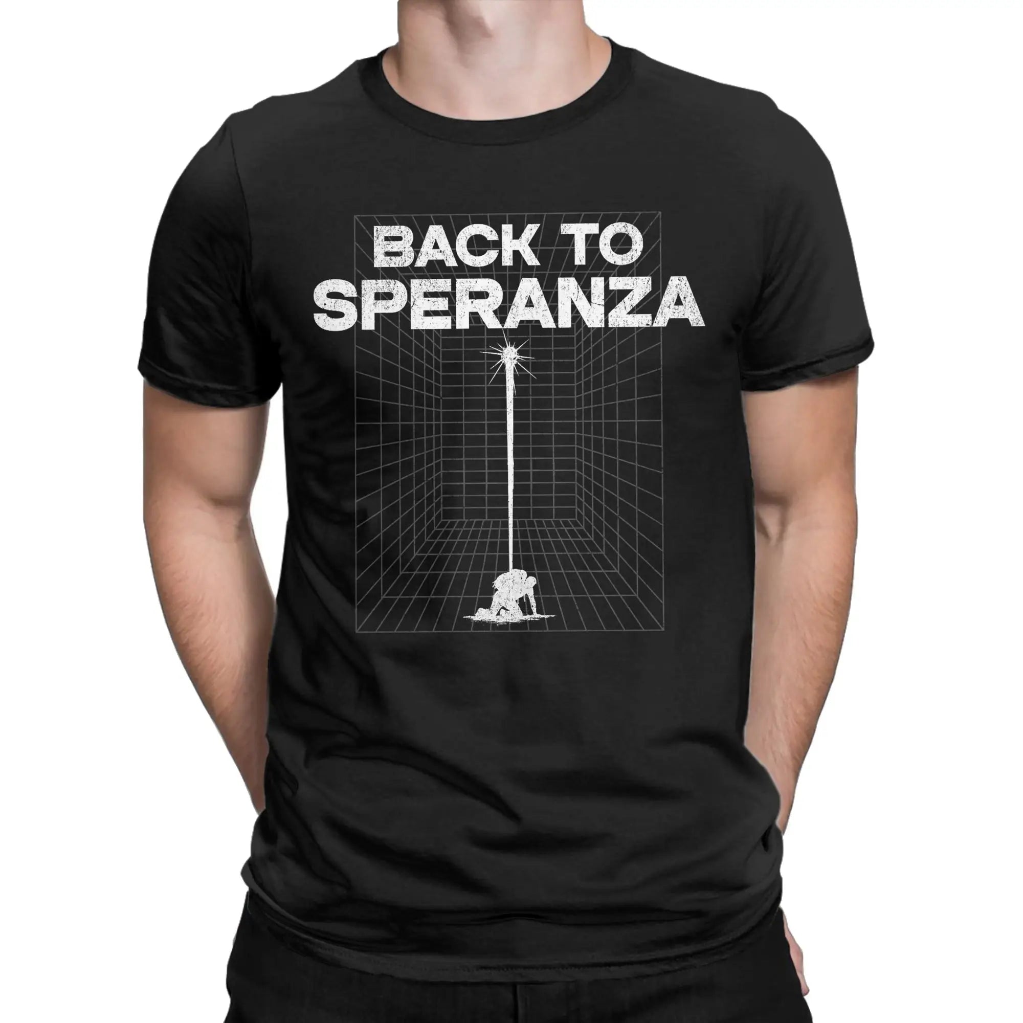 Arc Raiders Game T-Shirts for Men Women Back To Speranza Funny Cotton Tee Shirt Round Neck Short Sleeve T Shirt Clothing