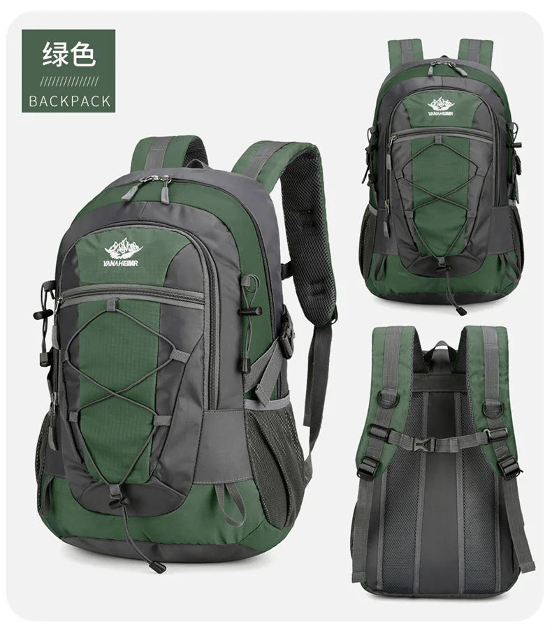 30L Lightweight Hiking Backpacks Waterproof Travel Shoulder Bags Outdoor Camping Cycling Fishing Climbing Backpack for Women Men