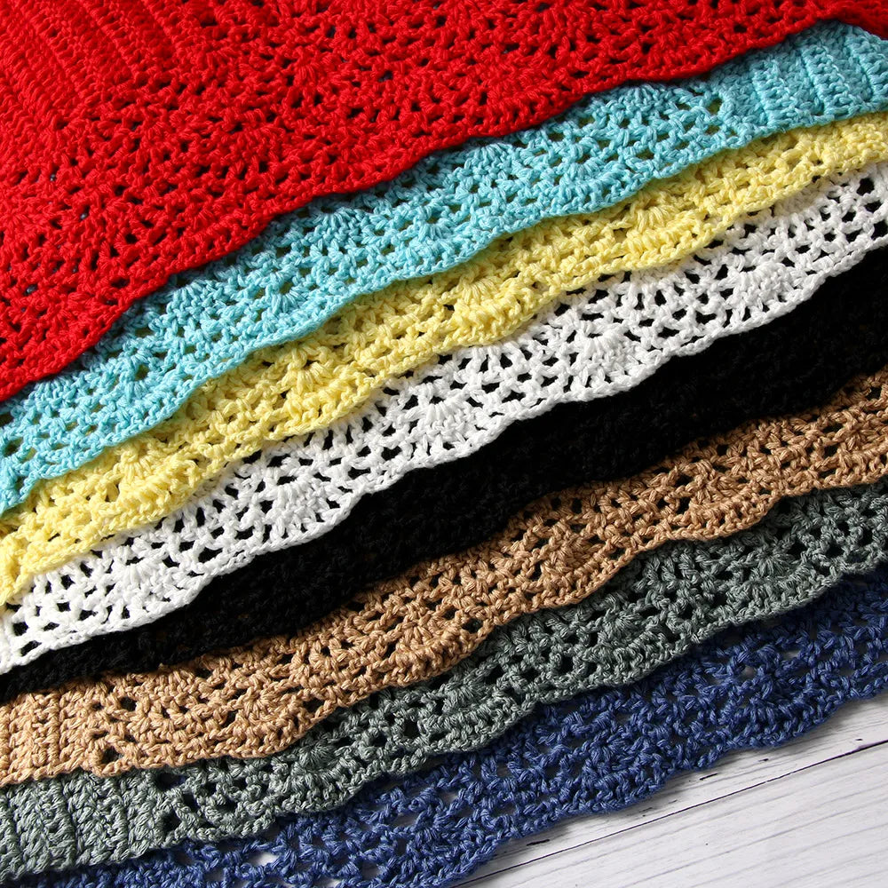 Women Summer Sexy Bikini Crochet Crop Top Boho Beach Camisoles Knit Bralette Bra Halter Neck Vest Holiday Beachwear