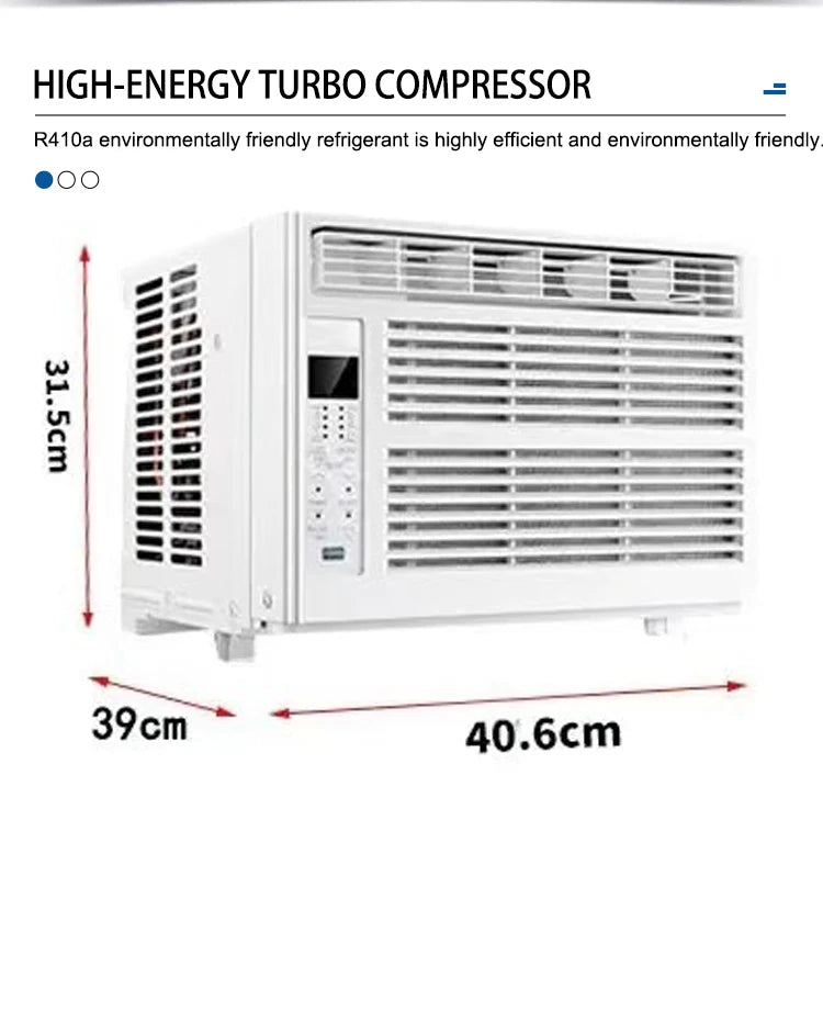 Wholesale Electric 5000-12000 BTU Mini Inverter Window Mounted Portable Air Conditioner Remote Controlled Energy Saving
