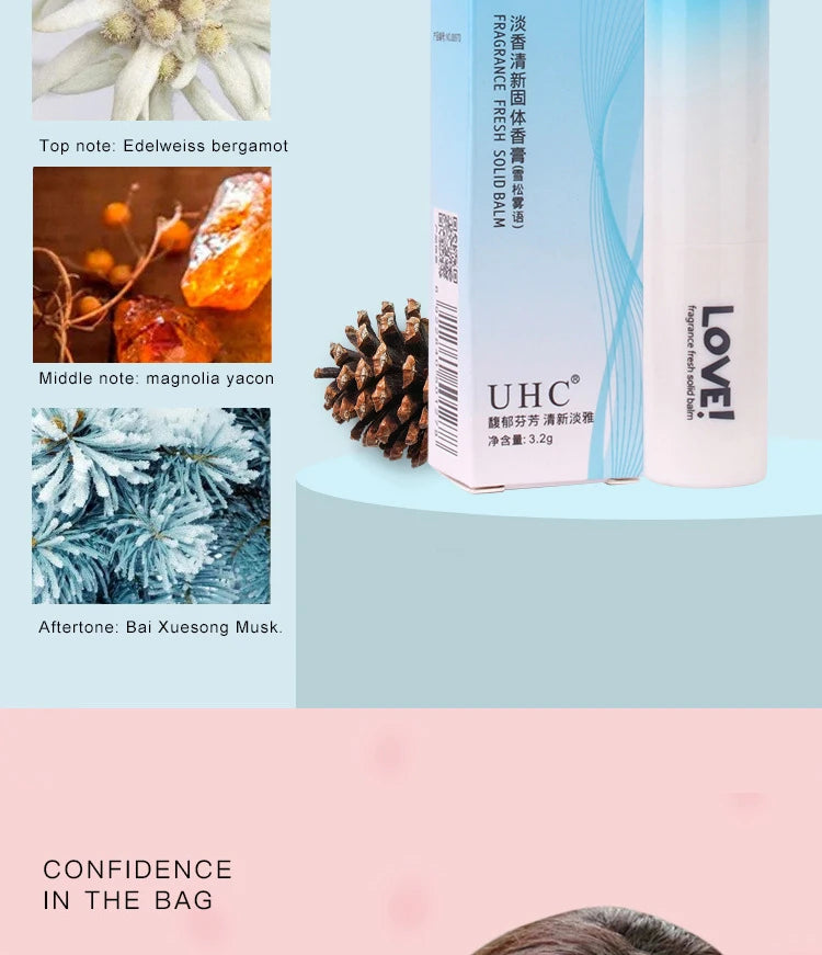 4pcs Perfume Men Women Solid Perfume Set Women Pheromone Floral and Fruity Fragrance Attracts The Opposite Sex Lasting Fragrance