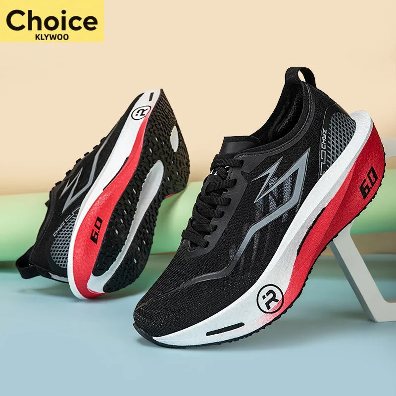 New Sports Shoes for Men&Women Running Sneakers Carbon Plate Male Marathon Racing Shock-absorbing Athletics Sport Training Shoes