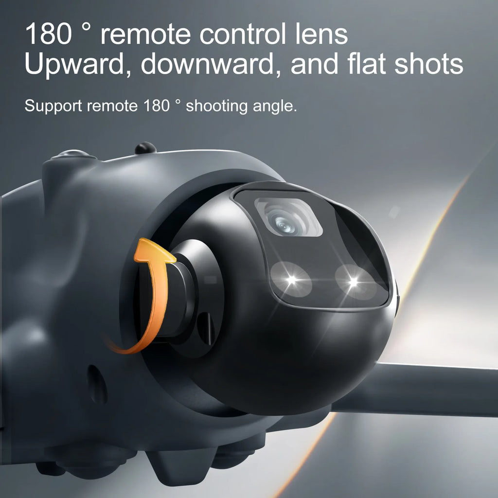 YLRC YL059 RC Drone Airdrop GPS WIFI FPV 180° ESC 4K Dual Camera Smart Follow Obstacle Avoidance Quadcopter 4.5" Screen