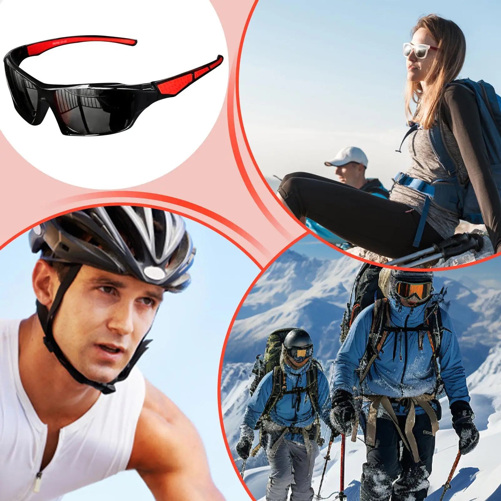 Mens Sun Glasses UV Sunglasses Polarized Glasses for Men Comfortable Fashion Shades Outdoor Sport Eyewear for Driving Running
