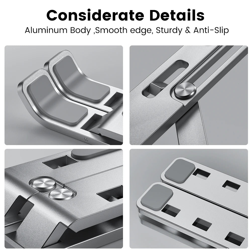 Universal Portable Laptop Stands Foldable Notebook Holder Adjustable Notebook Computer Bracket Lifting Cooling Holder Non-slip