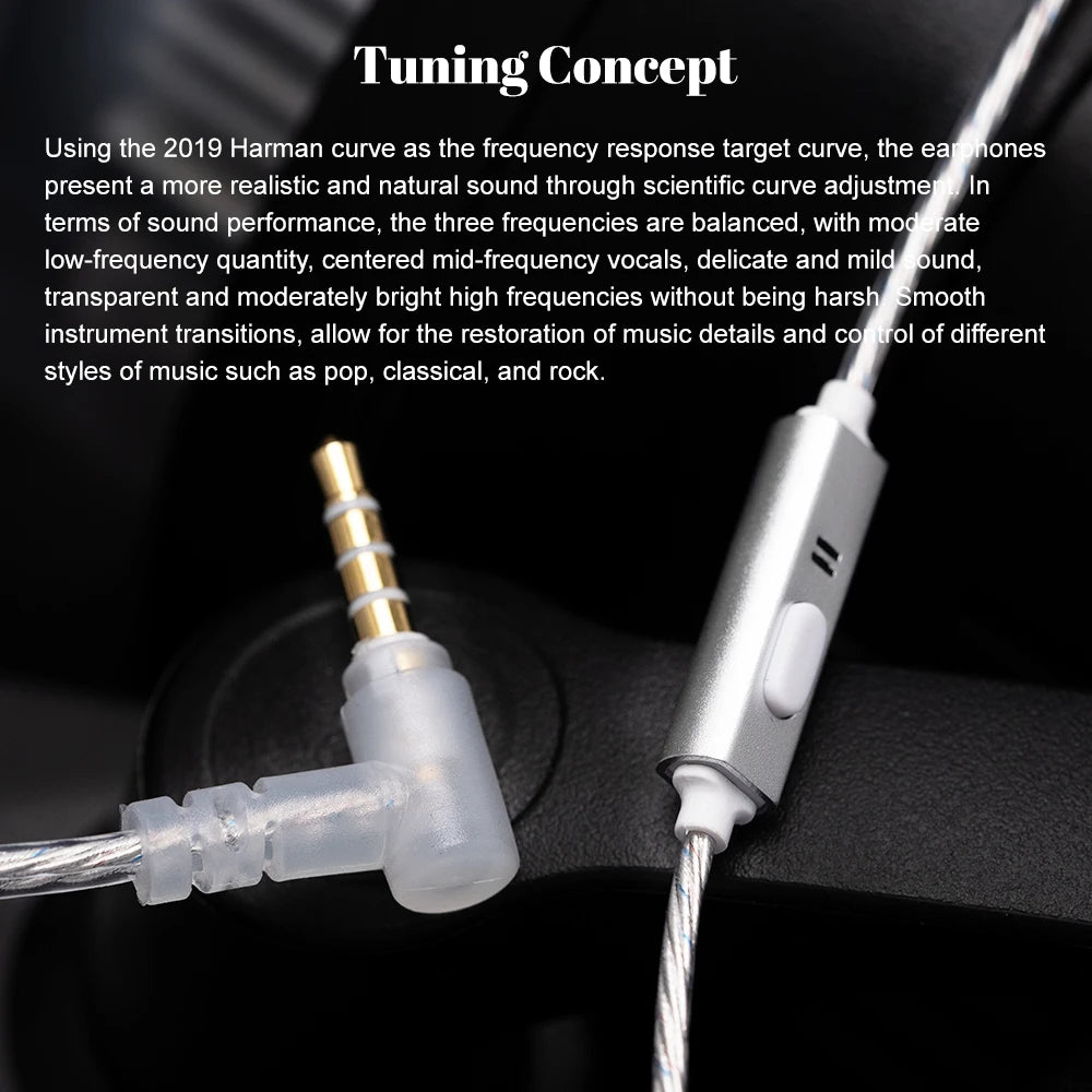 Kinera Celest Wyvern / Wyvern PRO / Wyvern Black 1DD In-Ear Earphone Dynamic Driver 0.78mm Wired HiFi Earbuds Gaming Mic