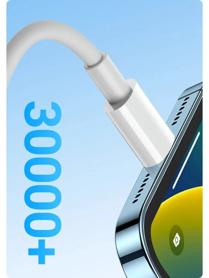 PD 60W USB C to Type C Fast Charging Cable for iPhone 11 13 14 15 16 Pro Max 12 Mini 6 7 8 Plus XS XR iPad USB A 1M 2M Cable