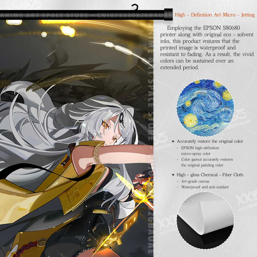 Game Home Decoration Scrolls Pictures Anime Wall Art Canvas Hanging Painting Bedside Background Posters For Zenless Zone Zero