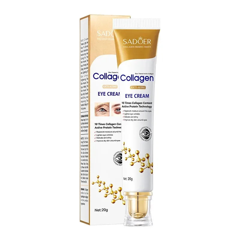 Collagen Eye Cream Retinol Eye Cream Anti Dark Circles Eye Bag Firming Skin Moisturizing Skincare Skin Care for Eyes Care