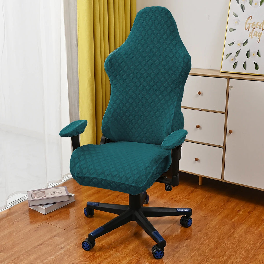 Ergonomic Office Computer Game Chair Slipcovers Stretchy Polyester Reclining Racing Gaming Chair Covers Waterproof Chair Covers