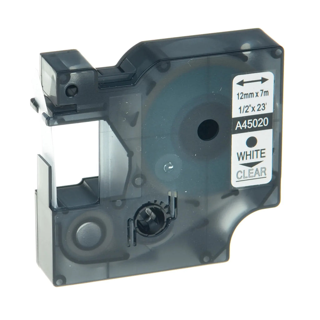 6/9/12mm 24mm Label for Dymo D1 Tape 45013 40913 43613 Black on White Compatible Dymo LabelManage 160 280 LabelPoint Label Maker