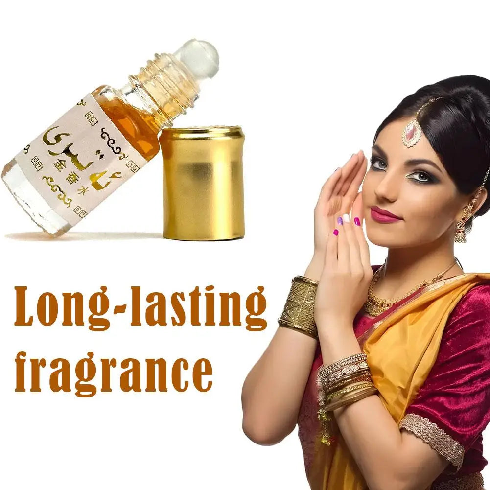Mini Portable Middle East Arab Exotic Eau De Toilette 1/3/5pcs 3ml Milky Fragrance Floral Scent Lasting Date Golden Ball Parfum