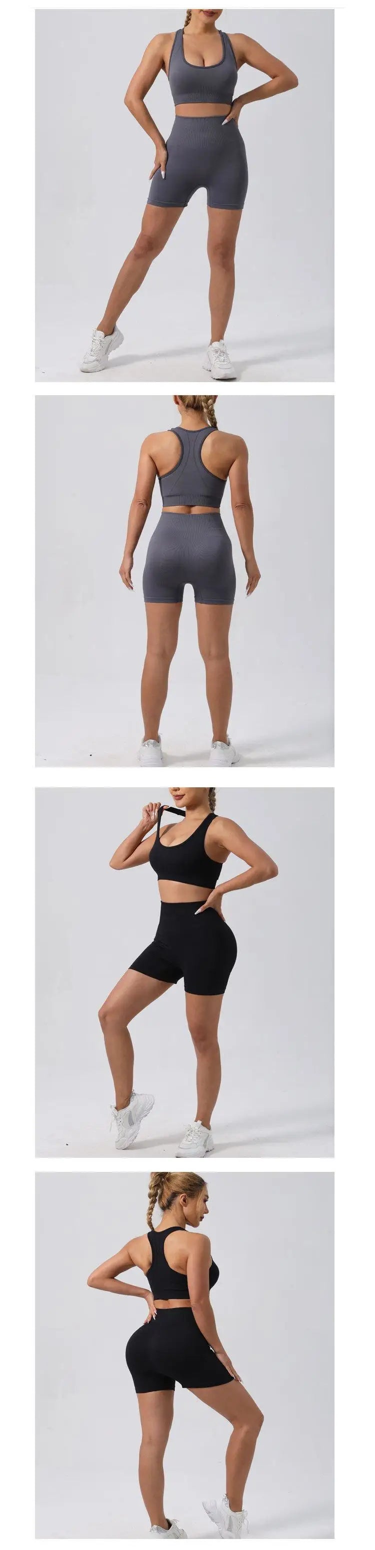 Seamless Legging Fitness Suit Women Sport Outfits Butt-lifting Yoga Pants Running Gym Clothing Comfortable Workout Clothes Solid
