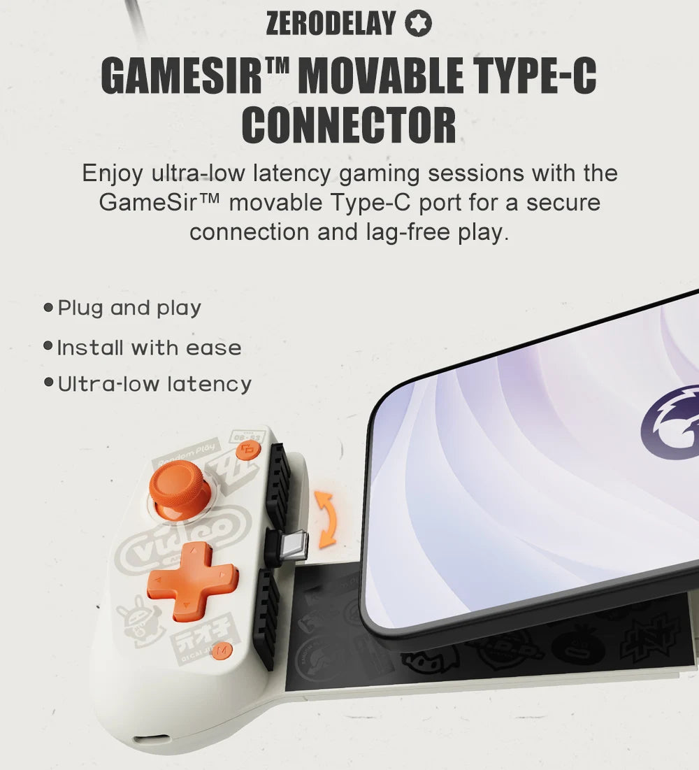 GameSir X5 Lite Zenless Zone Zero Edition Mobile Gamepad for iPhone 17 16 15 Android iPad Mini Y700 Tablet Controle para Celular