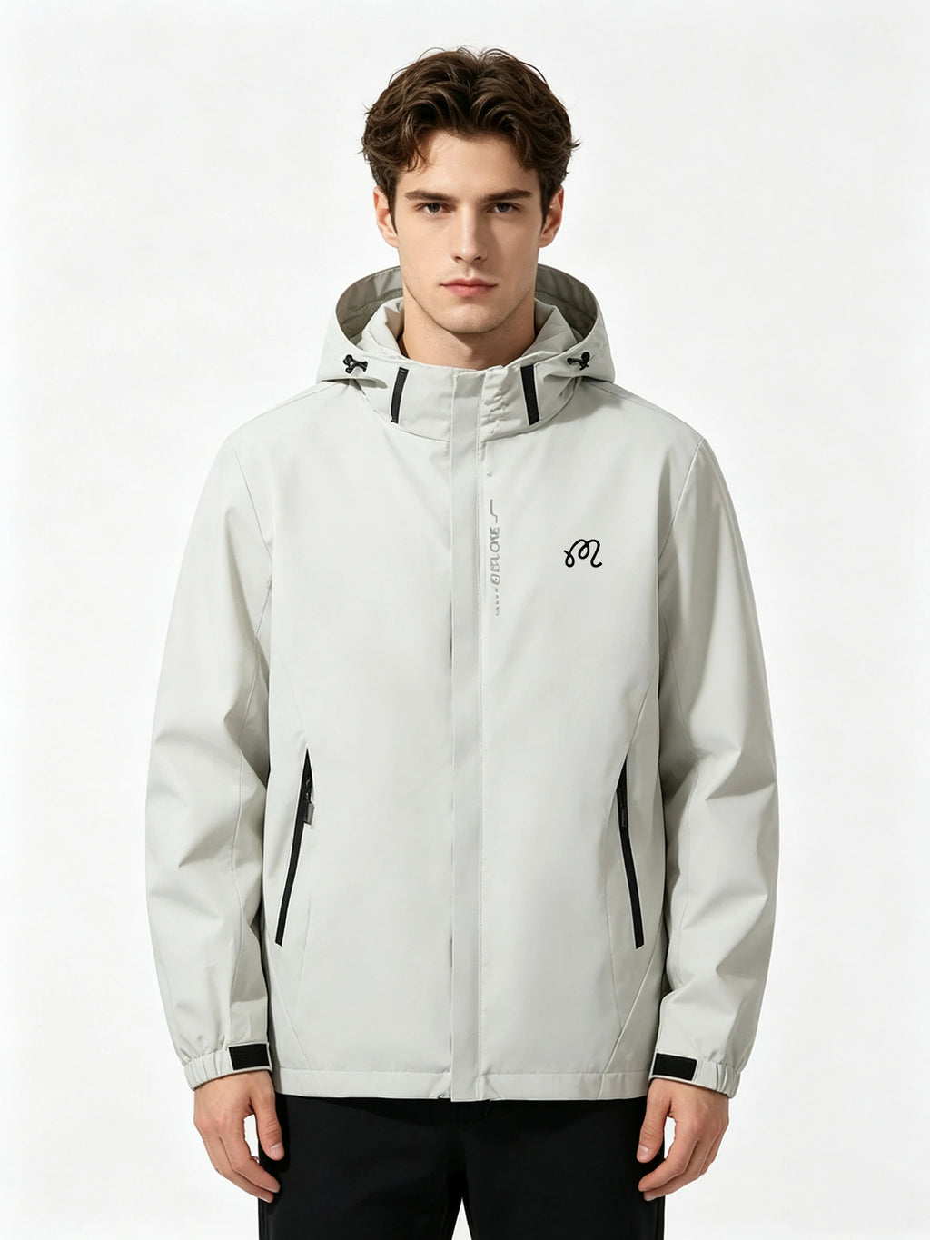 Men's Waterproof Rain Jacket Lightweight Outer Hooded Outdoor Raincoat Hiking Windproof Jacket Climbing Outdoor Jackets
