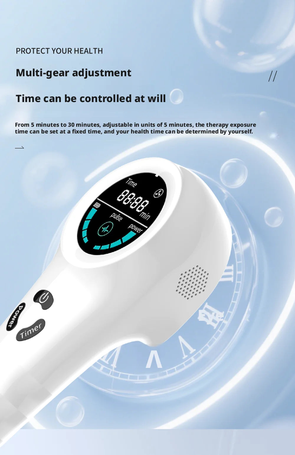 650nm+808nm Handheld Face Body Red Light Infrared Beauty Device Skin Rejuvenation Muscle Joint Body Fatigue Relief Health Care