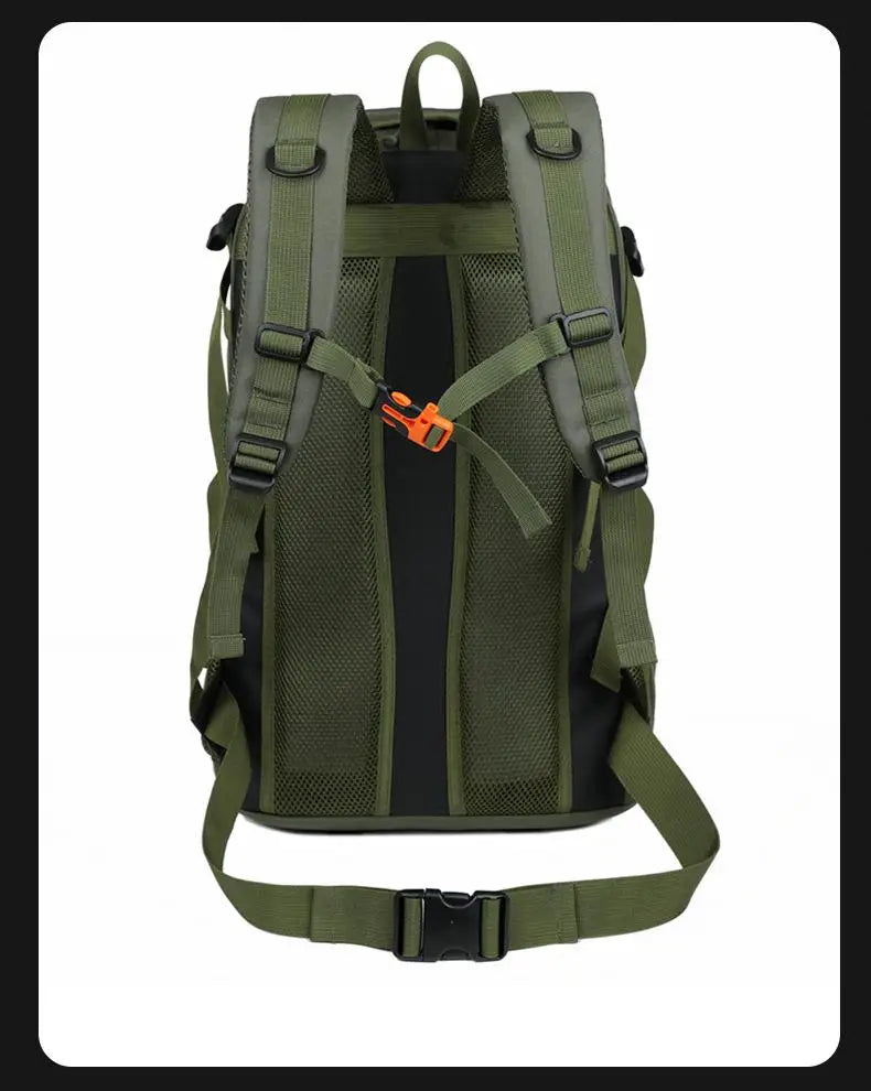 New Hiking Mountaineering Bag 50l Large Capacity Waterproof Ultra Light Outdoor Sports Backpack For Men