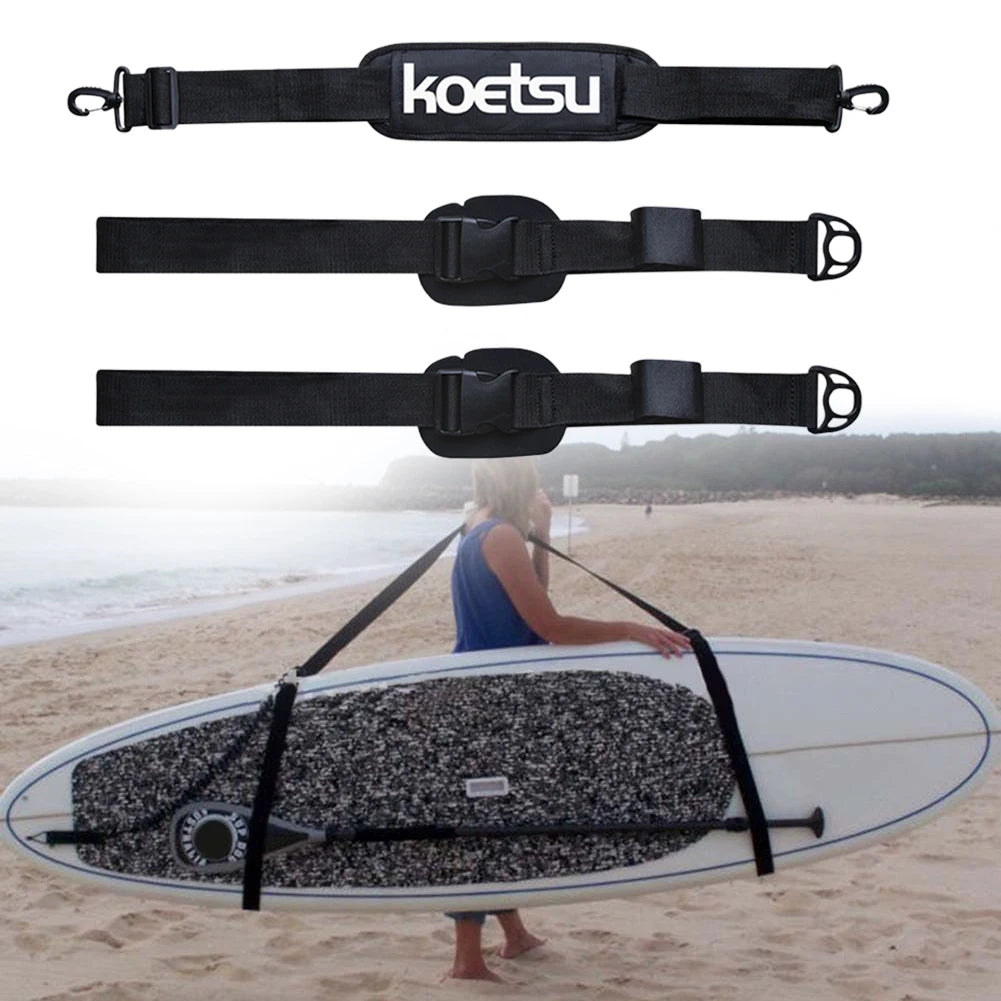 Surfboard Shoulder Strap Adjustable Stand Up Surf Paddle Board Strap Sups Board Carrier Accessories Portable Paddle Board Sling