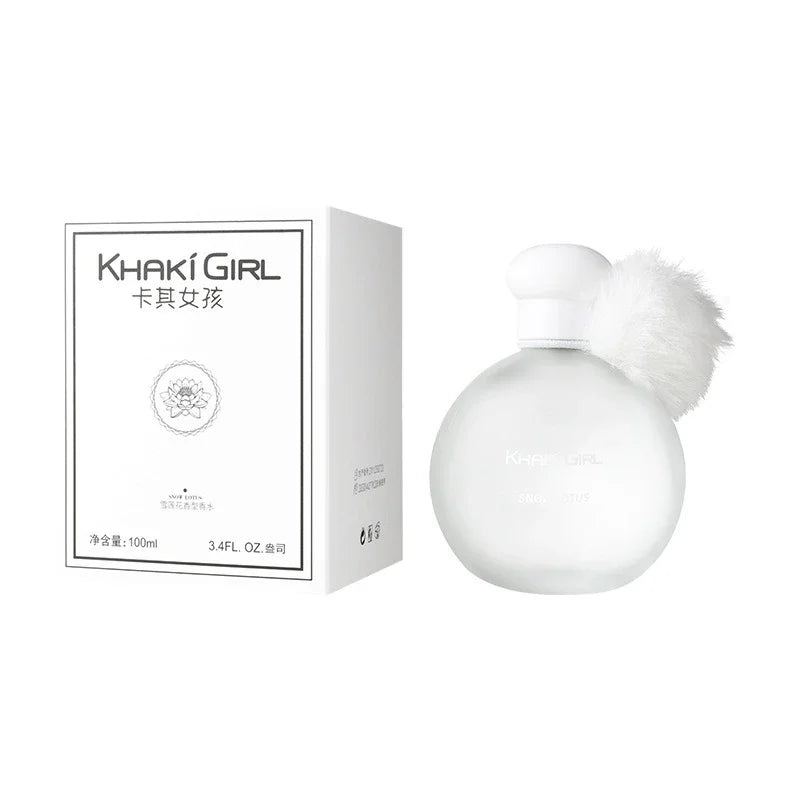High-end Unisex Snow Lotus Perfume, Fresh Floral Woody Oriental Citrus Amber Scent, Long Lasting Natural Elegant Gift for Her