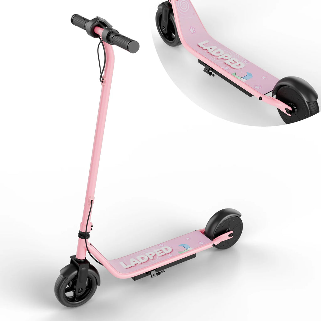 Electric Scooter for Kids - 3/6/9MPH Three Speed Modes & 10Mile Max Range, 250W Motor, 6.5" Solid Tires Commuter E-Scooter